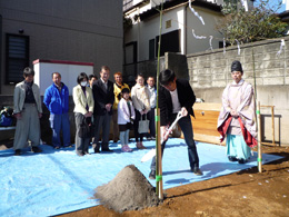 地盤調査・地鎮祭